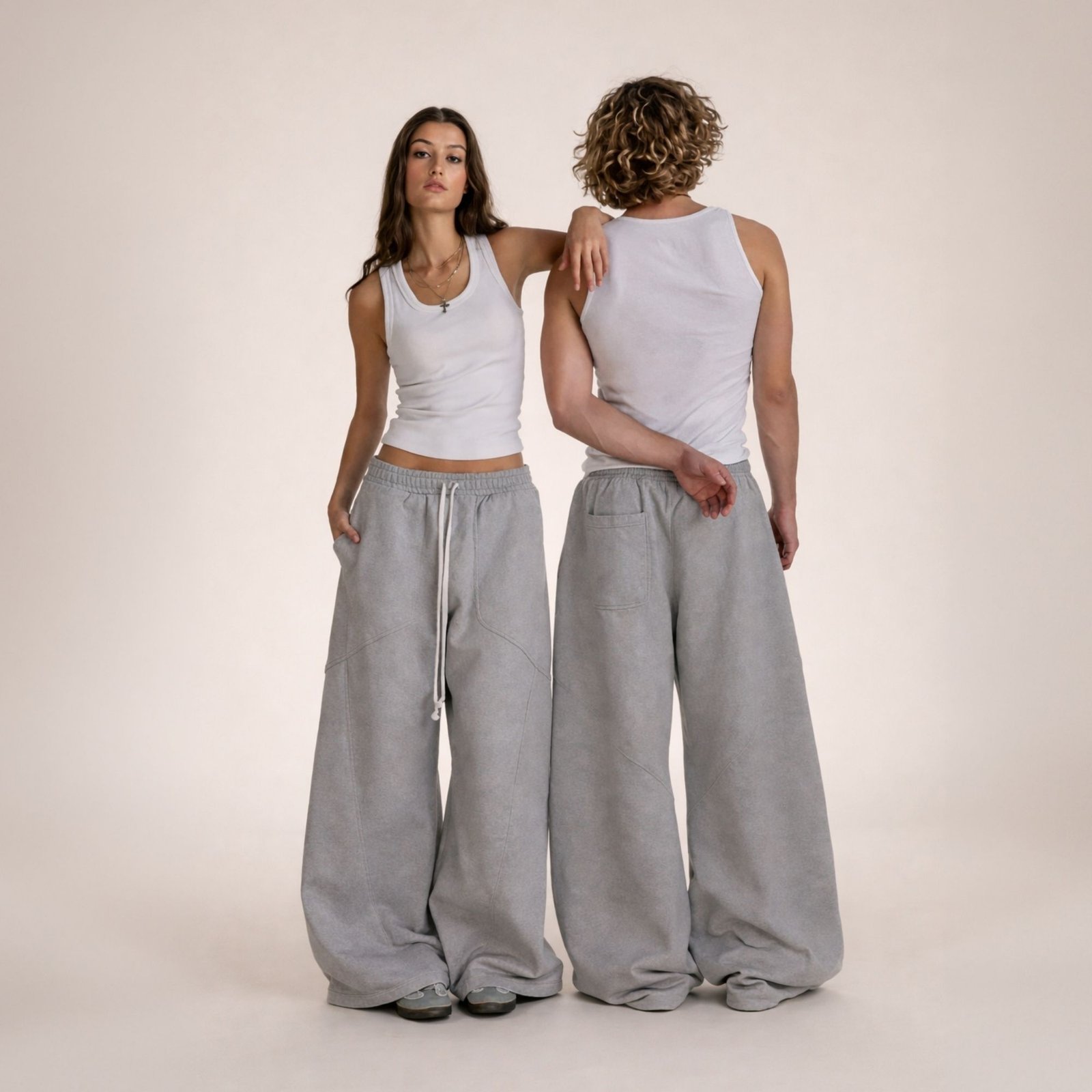 Aspen unisex wide leg joggers - Image 5