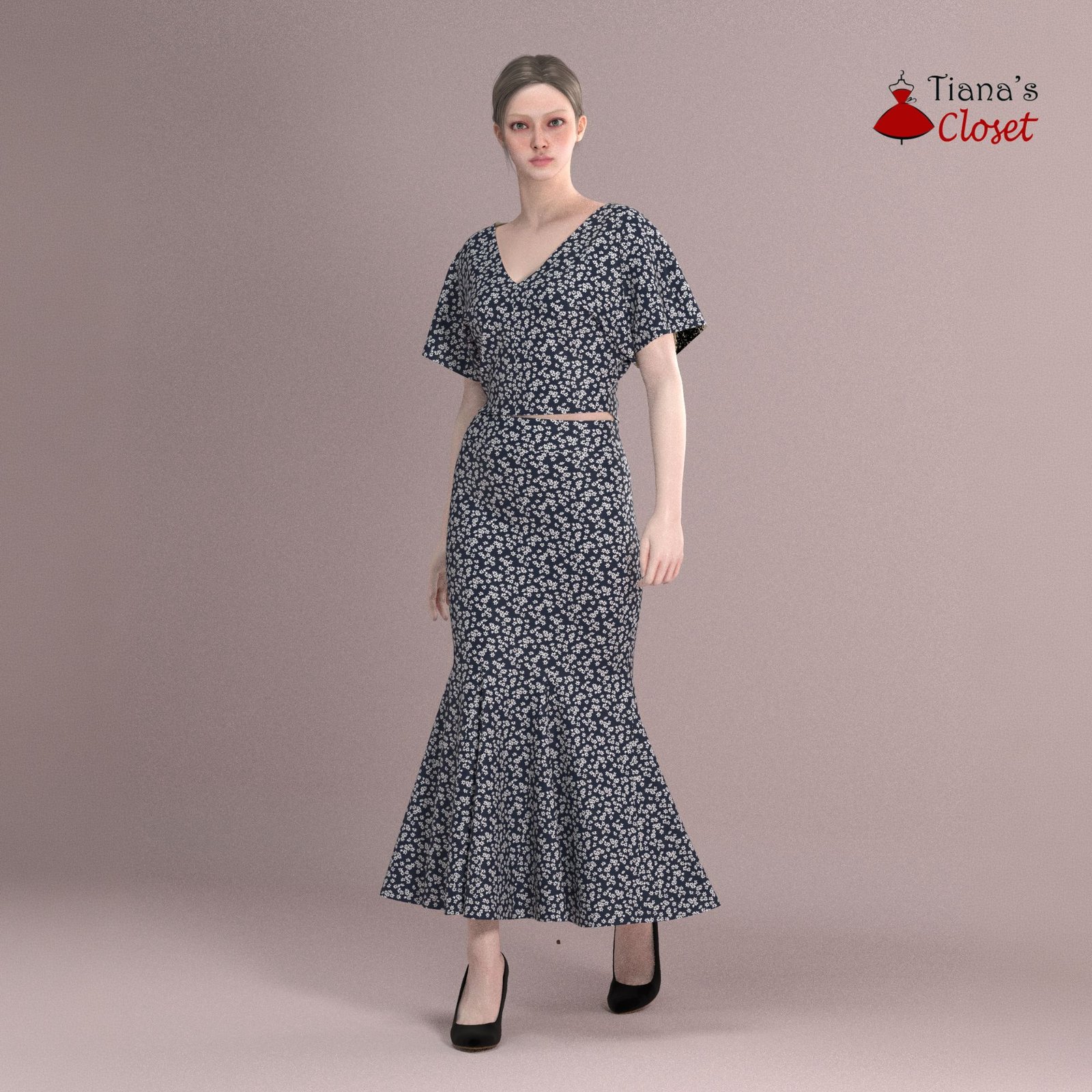 Midori Knit Top and Skirt Set - Image 10