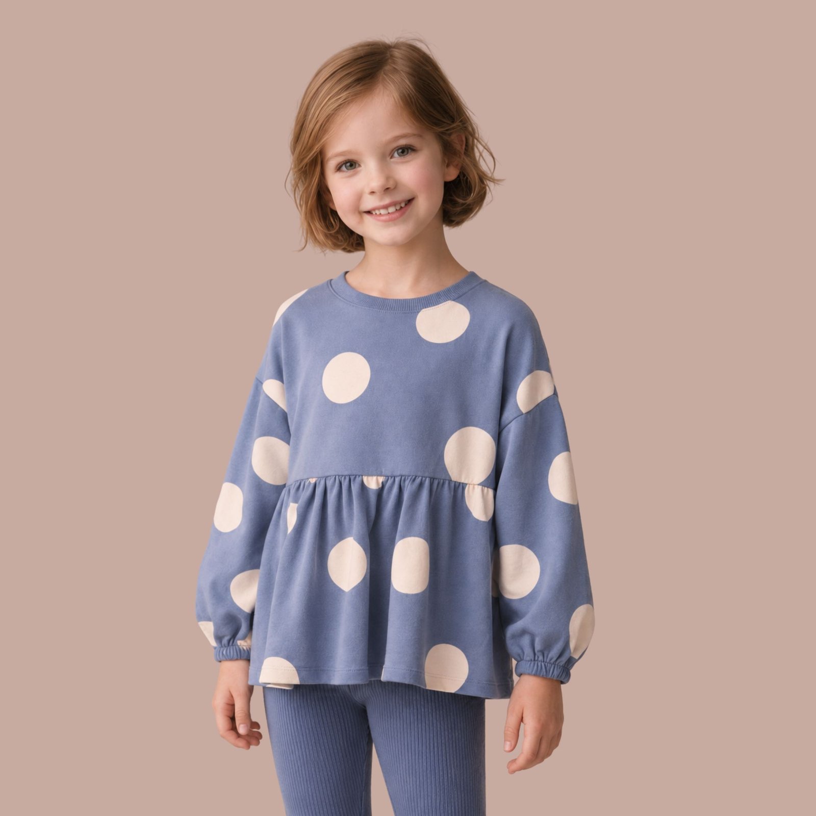 Dolly Drop Shoulder Ruffle Hem Sweatshirt (Kids) - Image 6