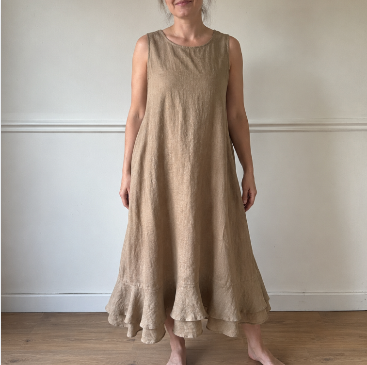 Teja Double Ruffle Hem Maxi Dress - Image 9