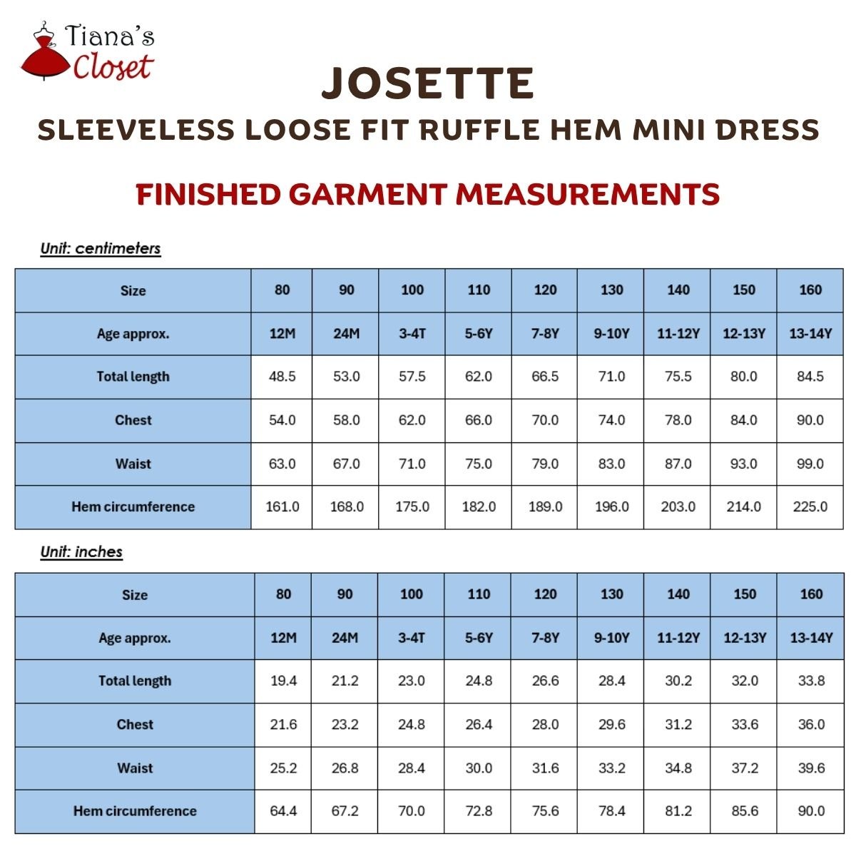 Josette Curved Hem Ruffle Dress (Kids') - Image 3