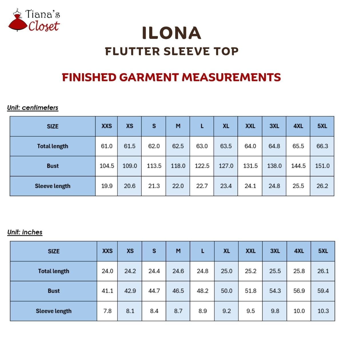 Ilona Flutter Sleeve Top with Decorative Panel - Image 3