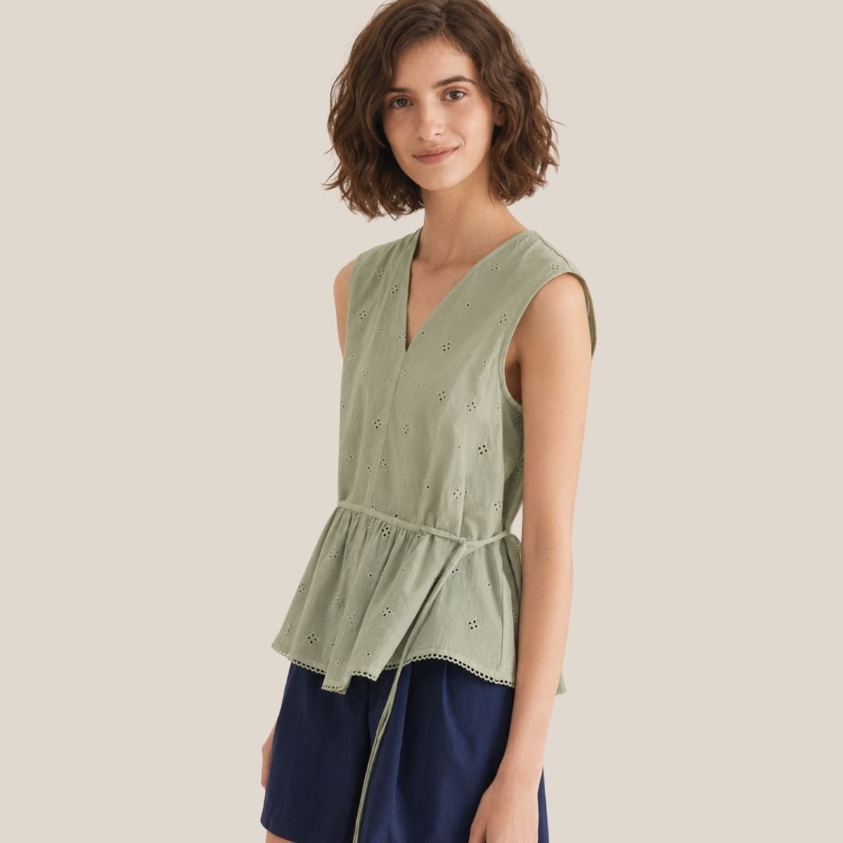 Manon Sleeveless Tie Side Top - Image 6