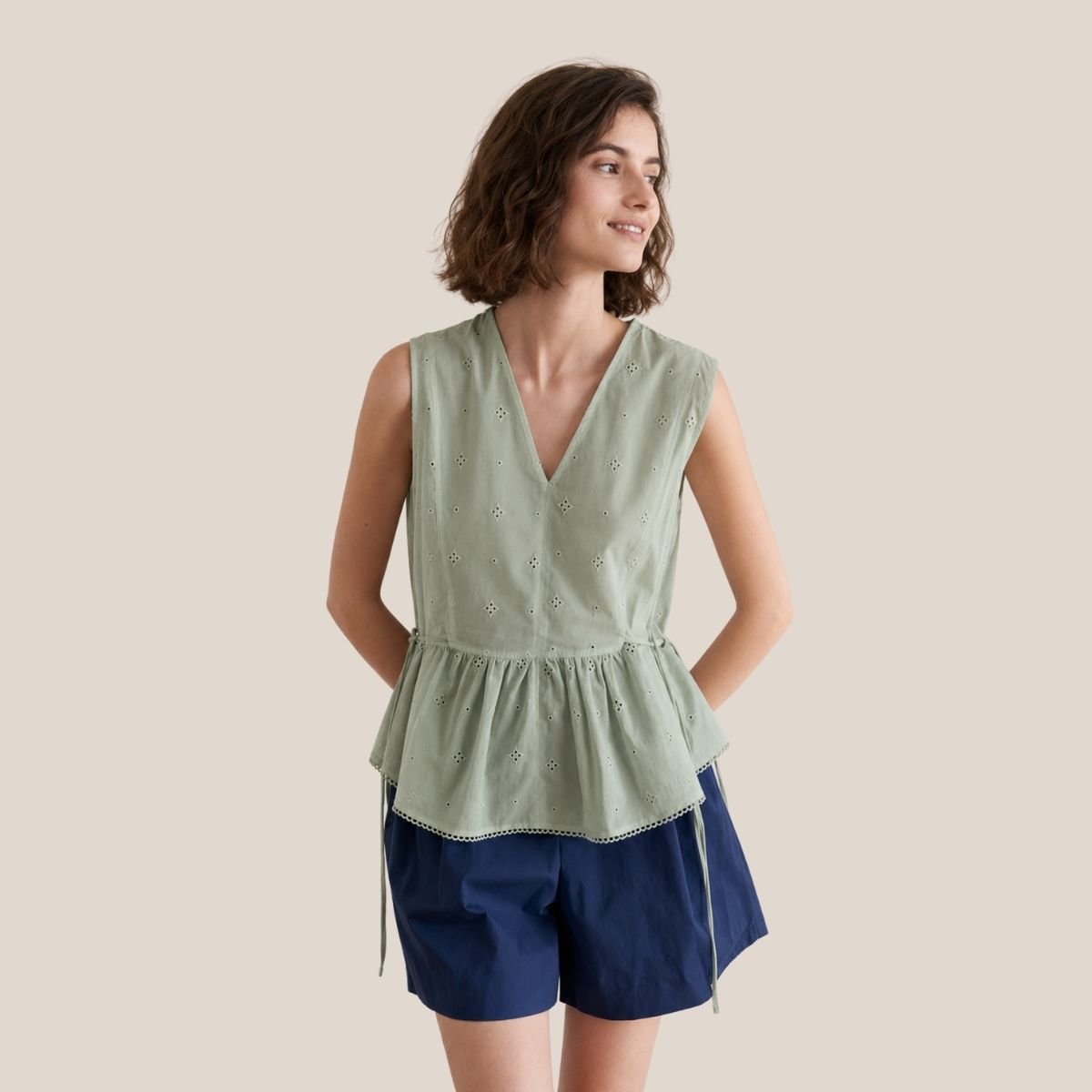 Manon Sleeveless Tie Side Top - Image 5