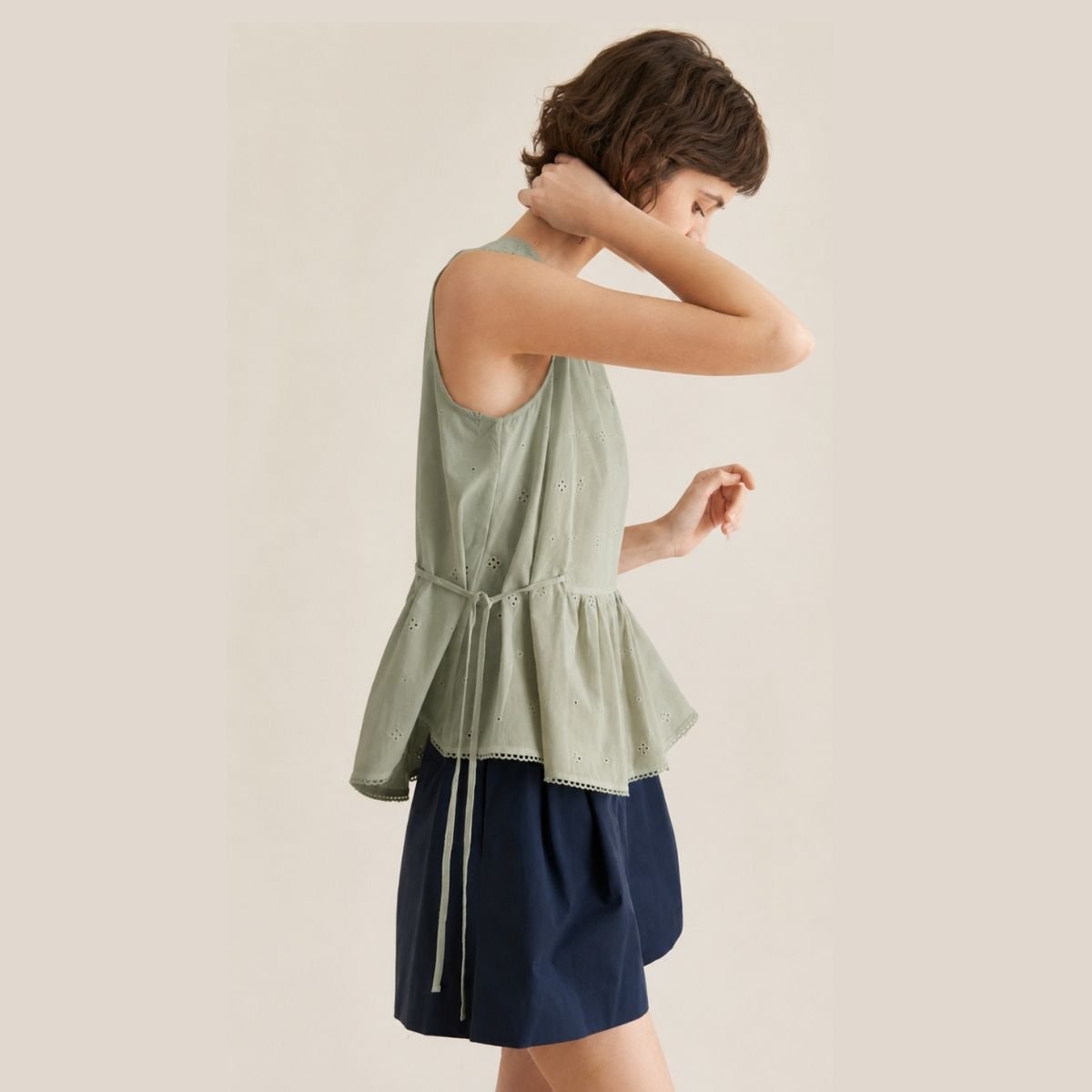 Manon Sleeveless Tie Side Top - Image 4