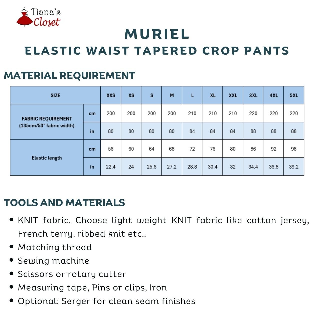 Muriel Elastic Waist Tapered Crop Pants - Image 7