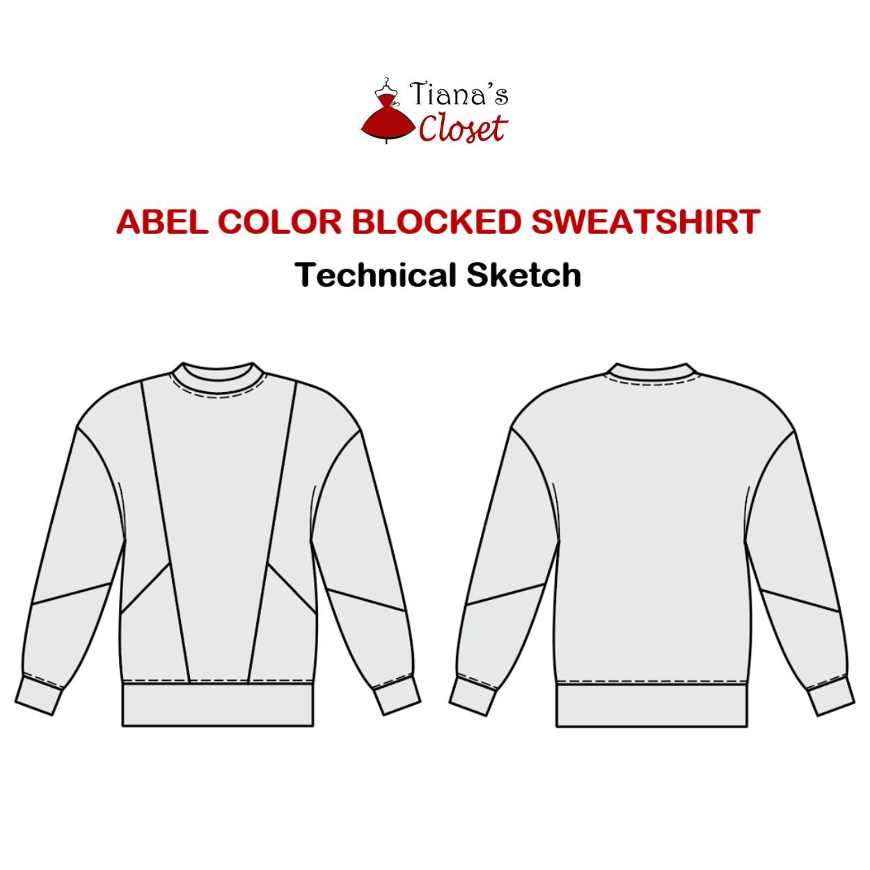 Abel Color Block Sweatshirt (Men's) - Image 2