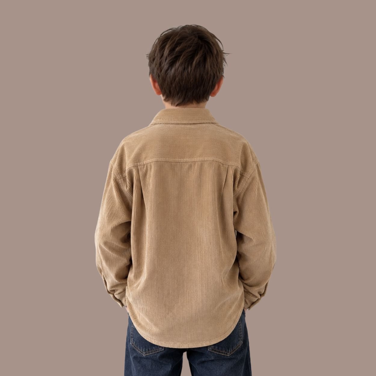 Zander Oversized Shirt with Patch Pockets (Kid's) - Image 5