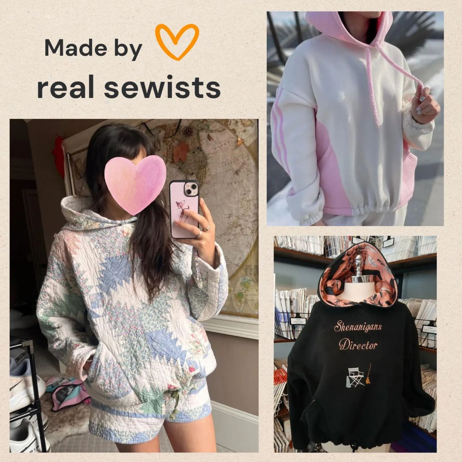 Frankie Oversized Hoodie with Pocket Detail - Image 6
